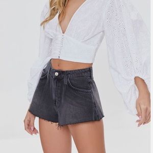 Forever 21 Flare Jean Shorts